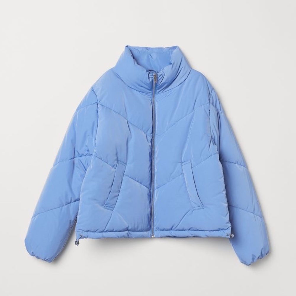 H&M Padded Puffer Jacket - Light Blue 🤍